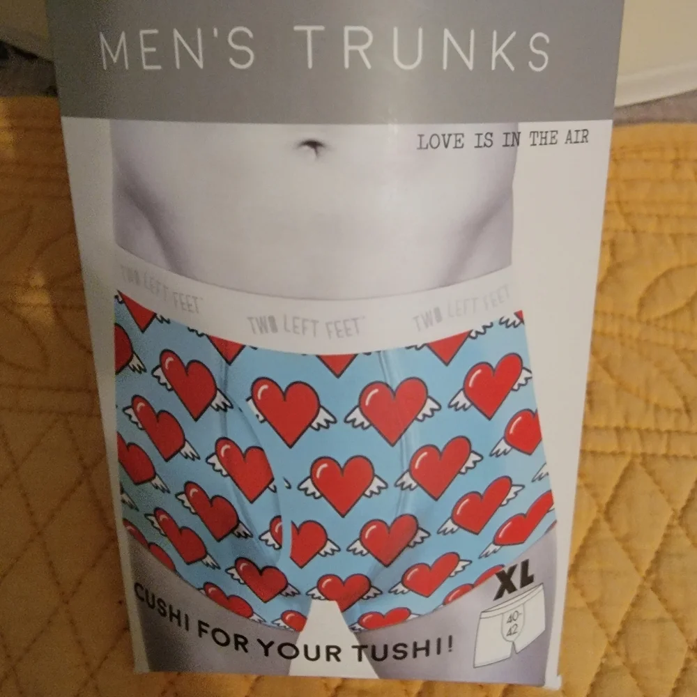 Two Left Feet Men's Heart's Boxers